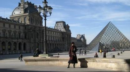 me at the louvre